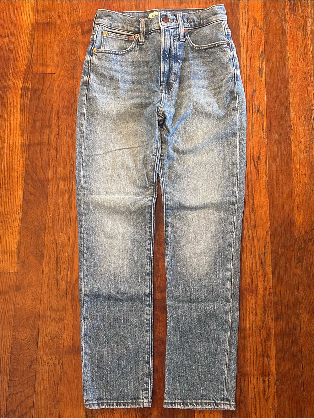 Madewell The Perfect Vintage Jean High Rise Medium Wash Denim Blue Jeans 24